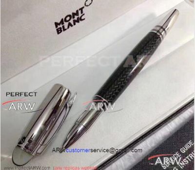 Perfect Replica AAA Montblanc Starwalker Stainless Steel Cap Black Rollerball Pen